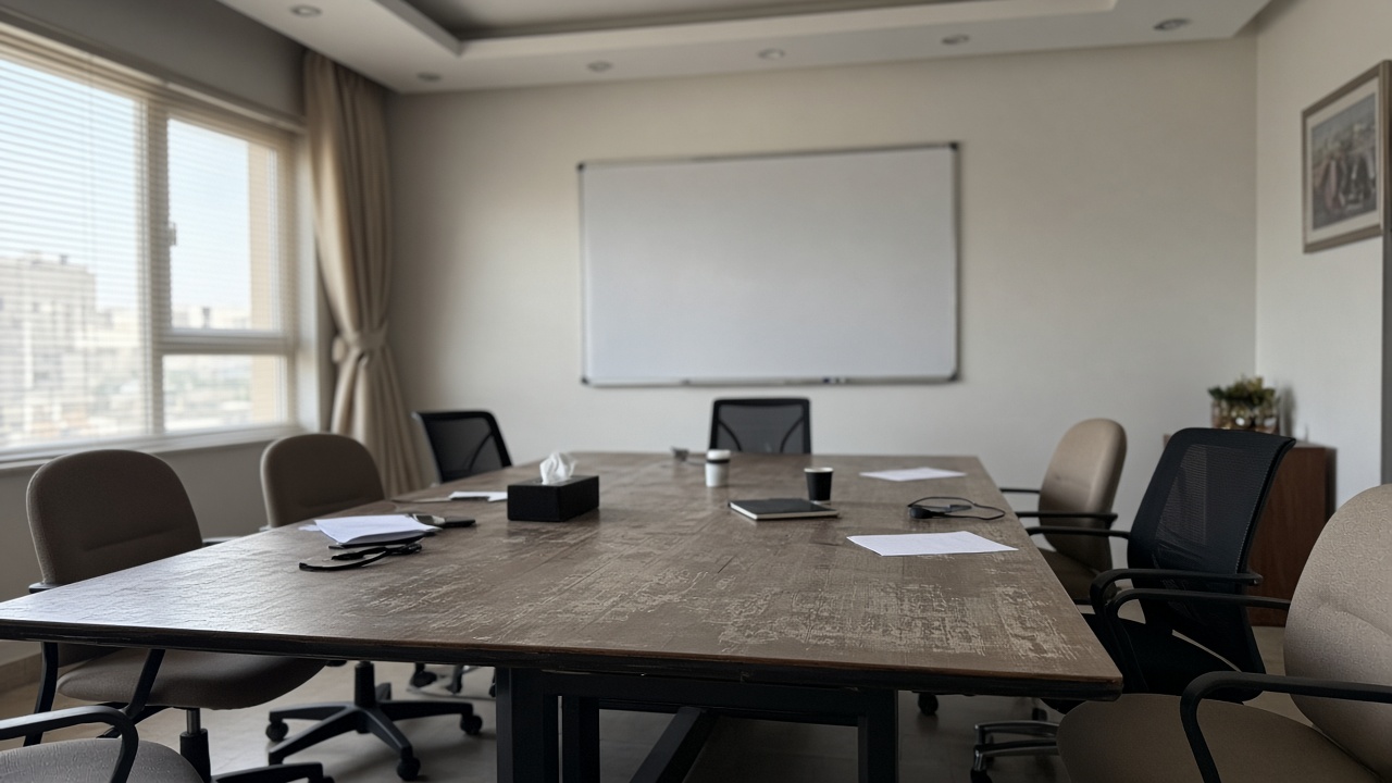 شراء مكاتب موظفين مستعملة — مكاتب متكررة في غرفة واحدة في الكويت 50673604
